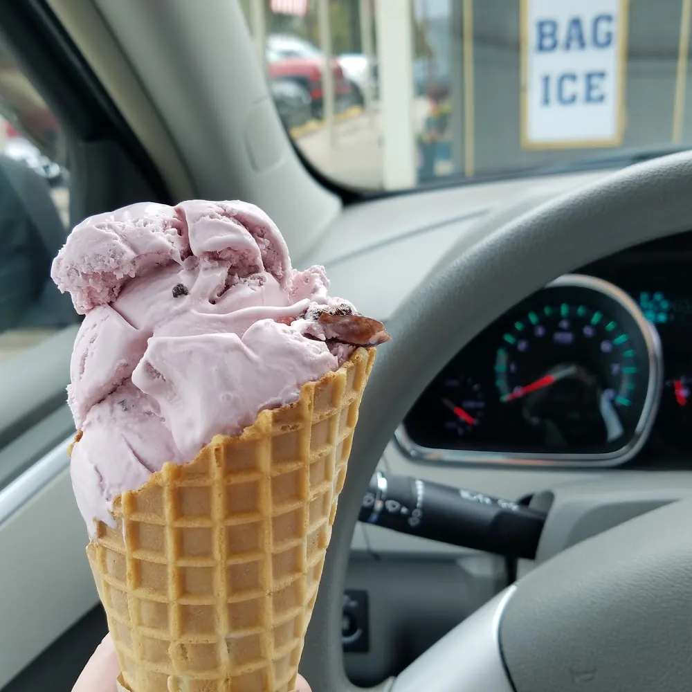 Hand Dipped Ice Cream in a Waffle Cone