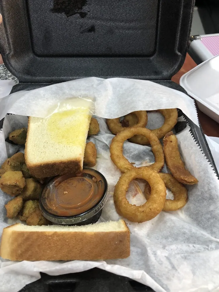 Onion Rings and Fried Okra